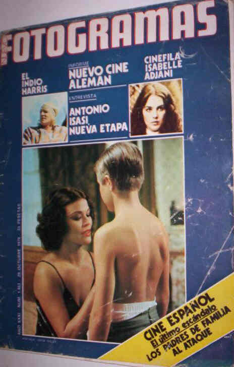 FOTOGRAMAS magazine side cover Issue 1463 29 October 1976