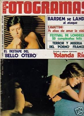FOTOGRAMAS magazine side cover Issue 1470 17 December 1976