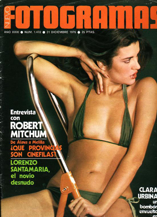 FOTOGRAMAS magazine side cover Issue 1472 31 December 1976