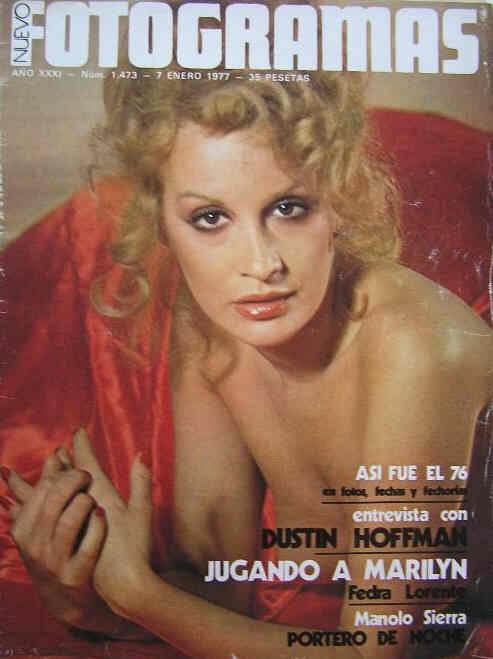 FOTOGRAMAS magazine side cover Issue 1473 7 January 1977