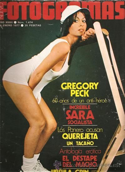 FOTOGRAMAS magazine side cover Issue 1474 14 January 1977