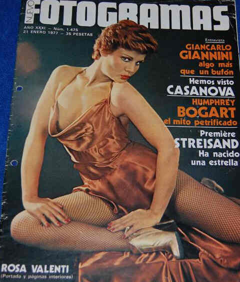 FOTOGRAMAS magazine side cover Issue 1475 21 January 1977