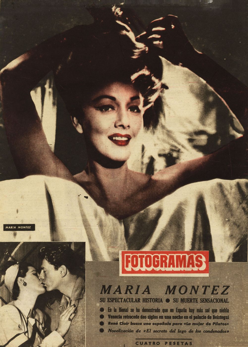 FOTOGRAMAS magazine side cover Issue 148 14 September 1951