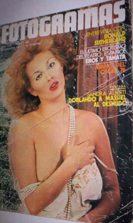 FOTOGRAMAS magazine side cover Issue 1480 25 February 1977