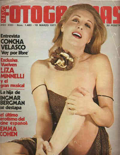 FOTOGRAMAS magazine side cover Issue 1483 18 March 1977