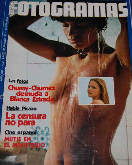 FOTOGRAMAS magazine side cover Issue 1484 25 March 1977