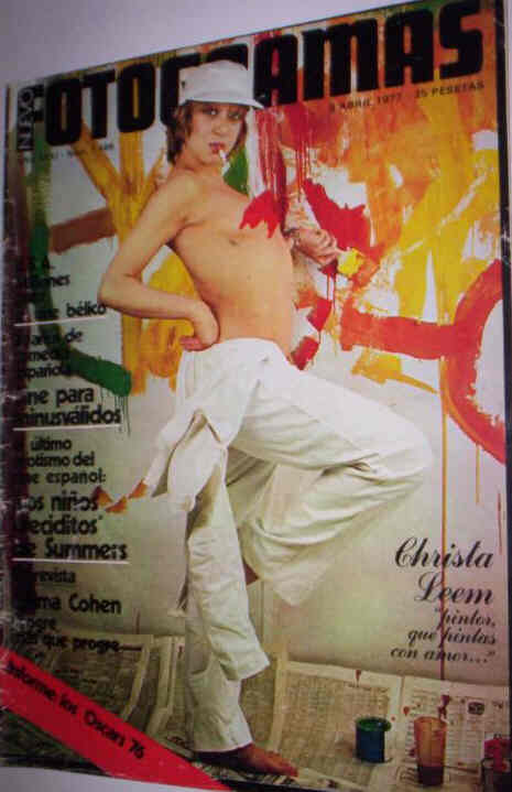 FOTOGRAMAS magazine side cover Issue 1486 8 April 1977