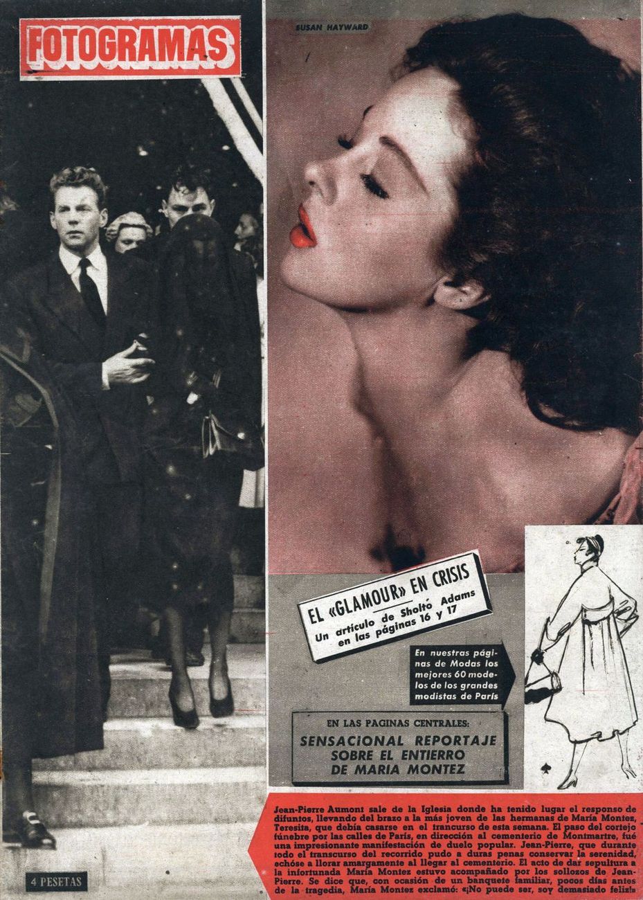 FOTOGRAMAS magazine side cover Issue 149 21 September 1951