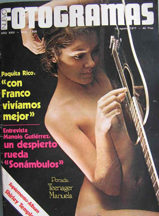 FOTOGRAMAS magazine side cover Issue 1505 19 August 1977
