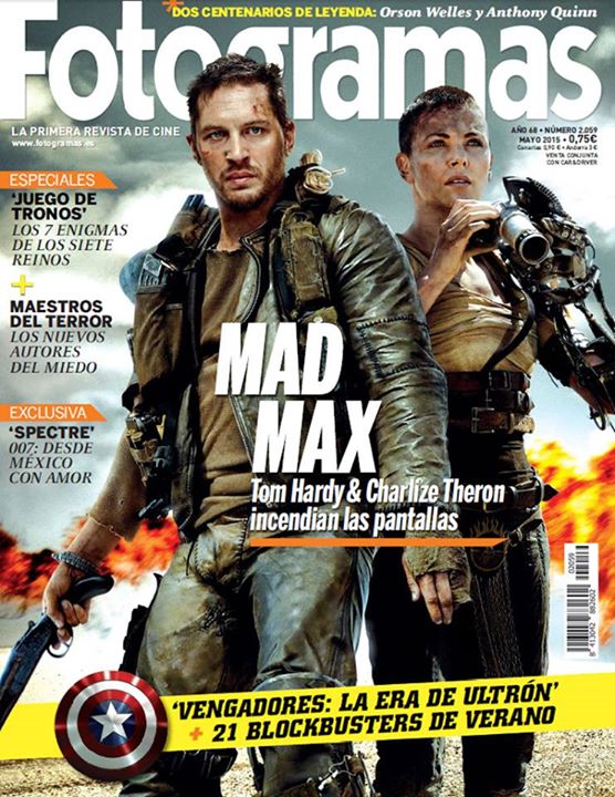 FOTOGRAMAS magazine side cover Issue 2059 May 2015