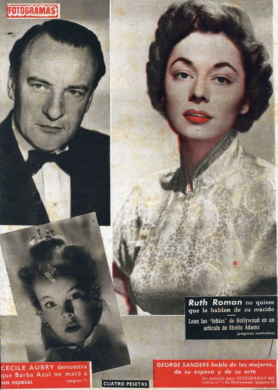 FOTOGRAMAS magazine side cover Issue 151 5 October 1951