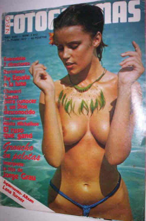 FOTOGRAMAS magazine side cover Issue 1512 7 October 1977