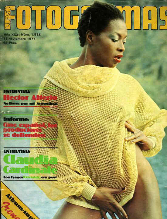 FOTOGRAMAS magazine side cover Issue 1518 18 November 1977