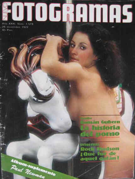 FOTOGRAMAS magazine side cover Issue 1519 25 November 1977