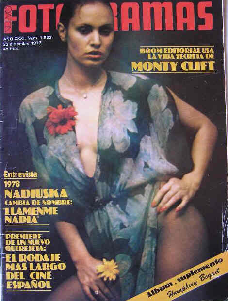 FOTOGRAMAS magazine side cover Issue 1523 23 December 1977