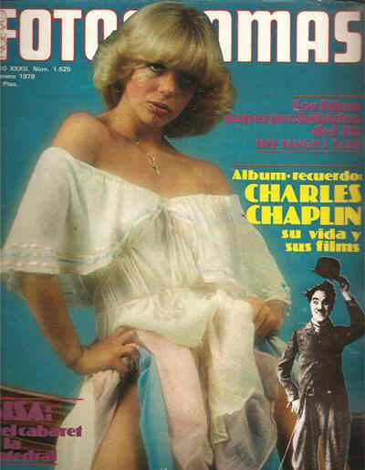 FOTOGRAMAS magazine side cover Issue 1525 6 January 1978