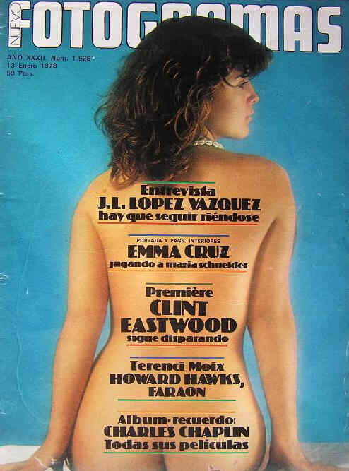 FOTOGRAMAS magazine side cover Issue 1526 13 January 1978
