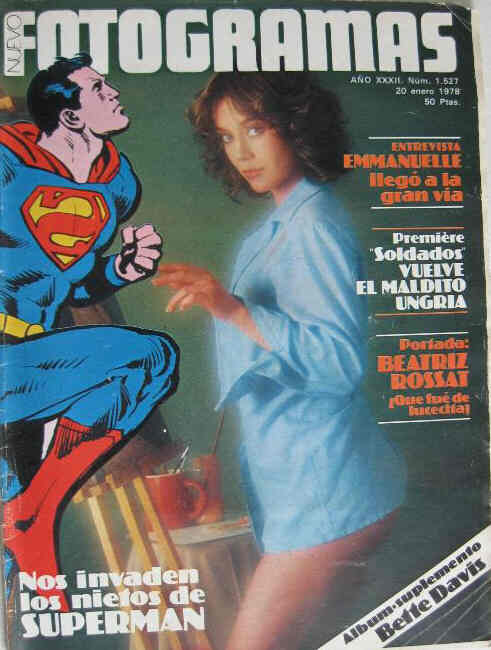 FOTOGRAMAS magazine side cover Issue 1527 20 January 1978