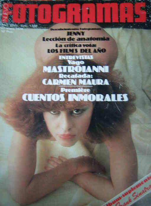 FOTOGRAMAS magazine side cover Issue 1528 27 January 1978