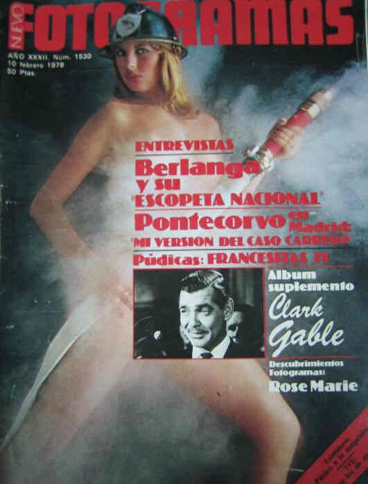 FOTOGRAMAS magazine side cover Issue 1530 10 February 1978