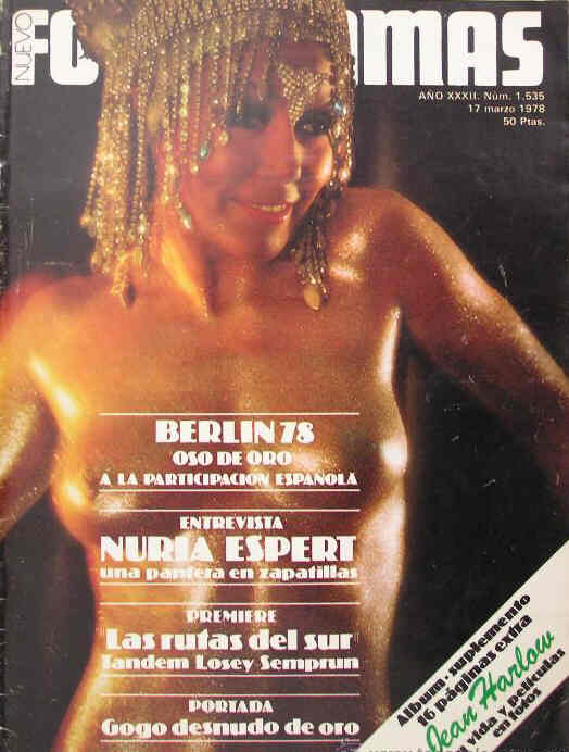 FOTOGRAMAS magazine side cover Issue 1535 17 March 1978