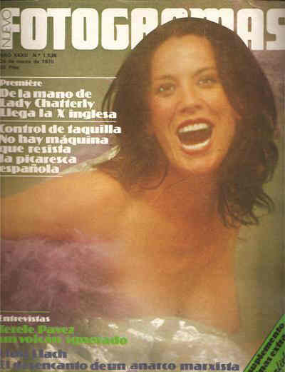FOTOGRAMAS magazine side cover Issue 1536 24 March 1978