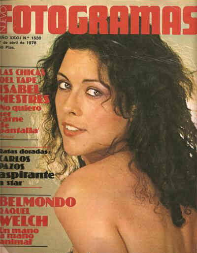 FOTOGRAMAS magazine side cover Issue 1538 7 April 1978
