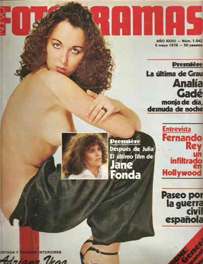 FOTOGRAMAS magazine side cover Issue 1542 5 May 1978