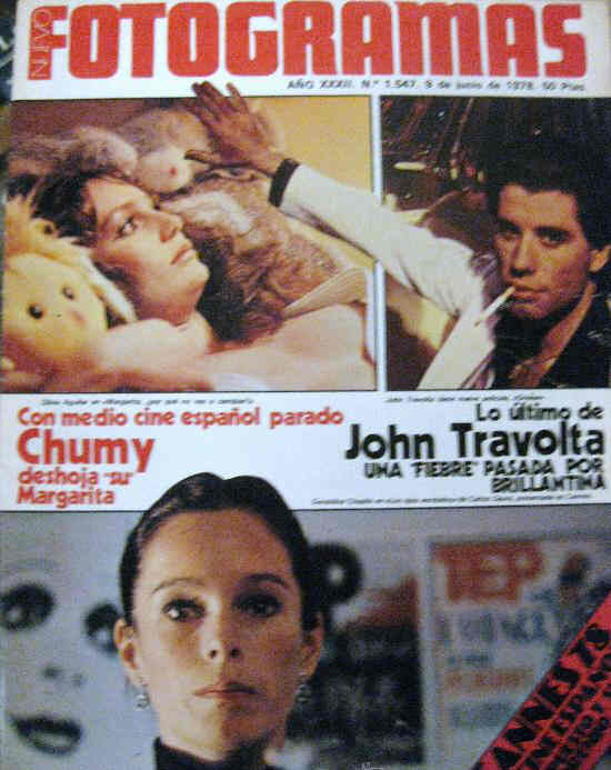 FOTOGRAMAS magazine side cover Issue 1547 9 June 1978