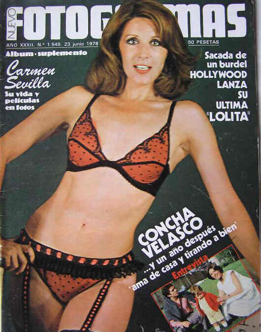 FOTOGRAMAS magazine side cover Issue 1549 23 June 1978