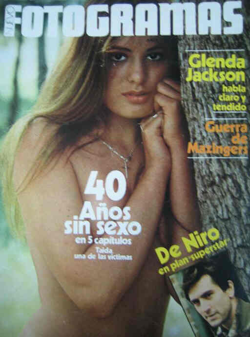 FOTOGRAMAS magazine side cover Issue 1551 7 July 1978