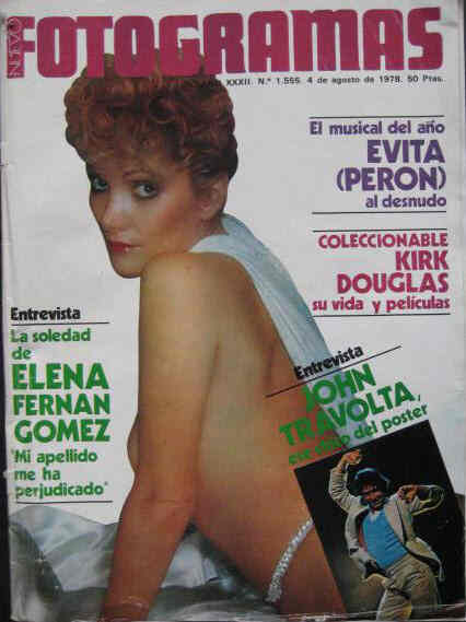 FOTOGRAMAS magazine side cover Issue 1555 4 August 1978