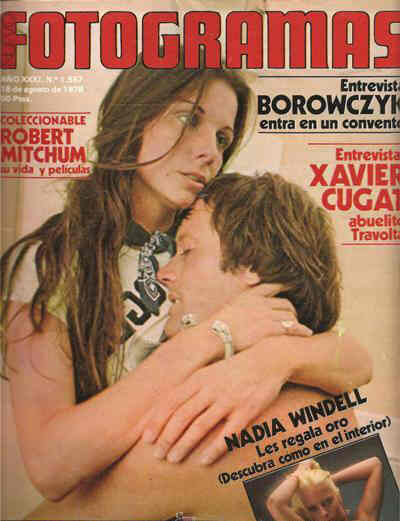 FOTOGRAMAS magazine side cover Issue 1557 18 August 1978