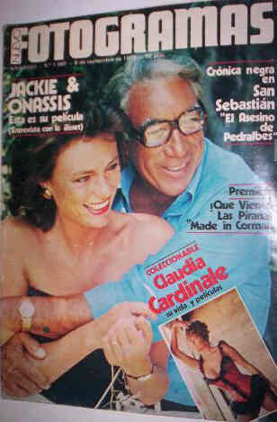 FOTOGRAMAS magazine side cover Issue 1560 8 September 1978