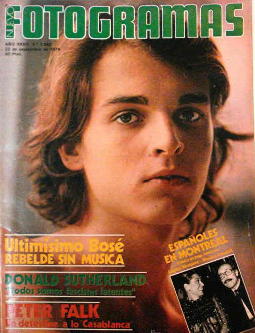 FOTOGRAMAS magazine side cover Issue 1562 22 September 1978