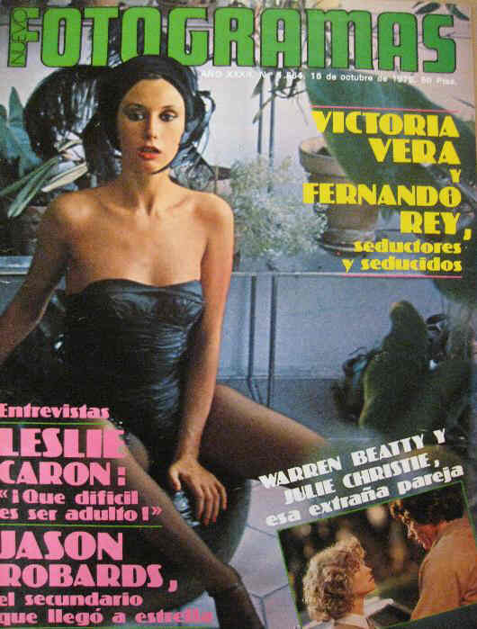 FOTOGRAMAS magazine side cover Issue 1564 6 October 1978