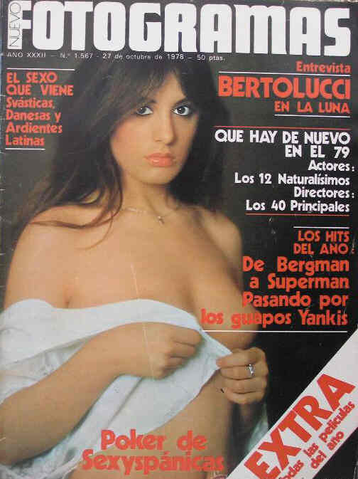 FOTOGRAMAS magazine side cover Issue 1567 27 October 1978