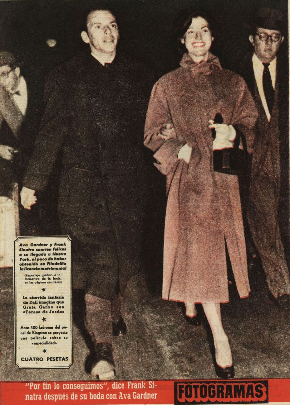 FOTOGRAMAS magazine side cover Issue 157 16 November 1951