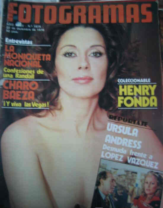FOTOGRAMAS magazine side cover Issue 1575 22 December 1978
