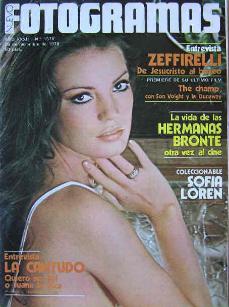 FOTOGRAMAS magazine side cover Issue 1576 29 December 1978