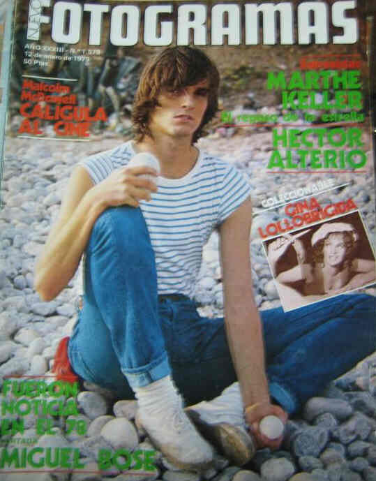 FOTOGRAMAS magazine side cover Issue 1578 12 January 1979