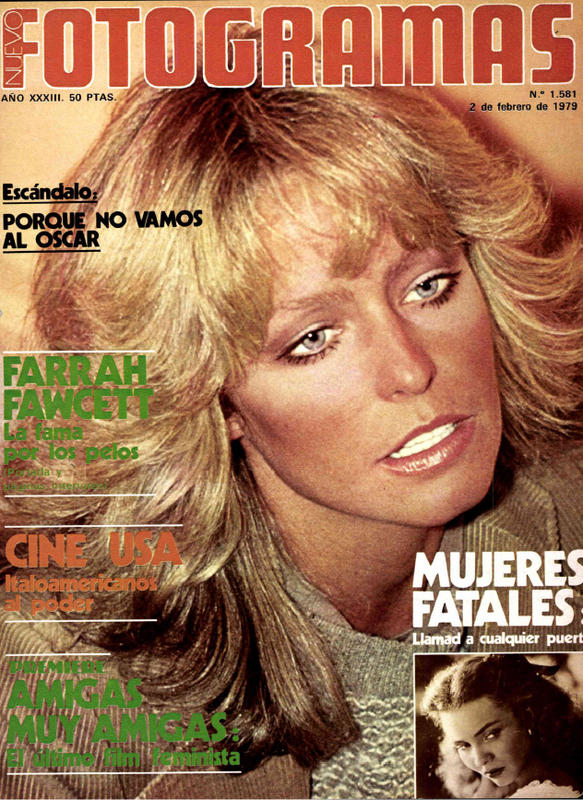 FOTOGRAMAS magazine side cover Issue 1581 2 February 1979