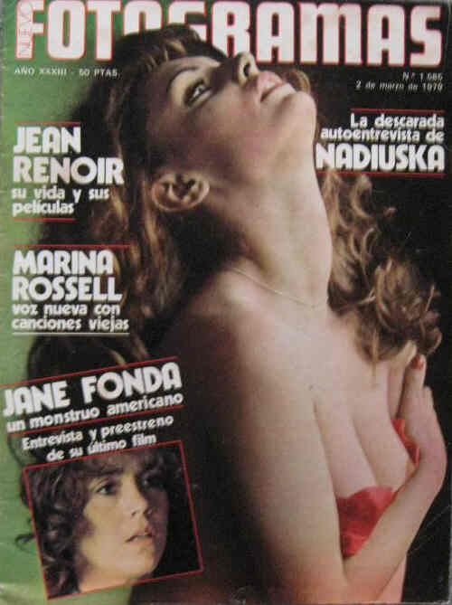 FOTOGRAMAS magazine side cover Issue 1585 2 March 1979