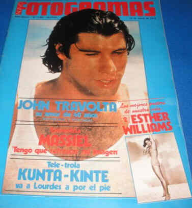 FOTOGRAMAS magazine side cover Issue 1587 16 March 1979