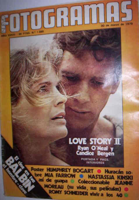 FOTOGRAMAS magazine side cover Issue 1589 30 March 1979