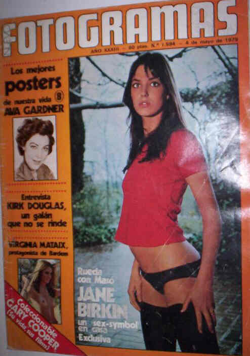 FOTOGRAMAS magazine side cover Issue 1594 4 May 1979