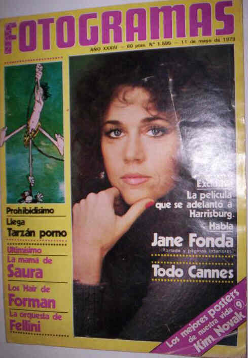 FOTOGRAMAS magazine side cover Issue 1595 11 May 1979