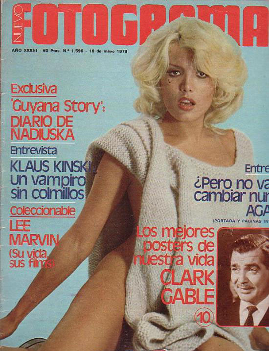 FOTOGRAMAS magazine side cover Issue 1596 18 May 1979