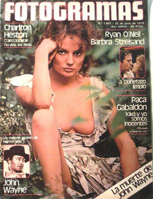 FOTOGRAMAS magazine side cover Issue 1601 22 June 1979