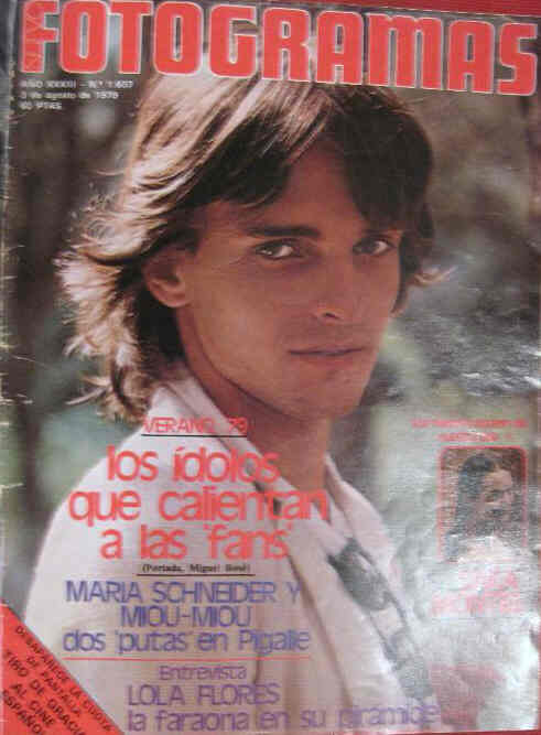 FOTOGRAMAS magazine side cover Issue 1607 3 August 1979